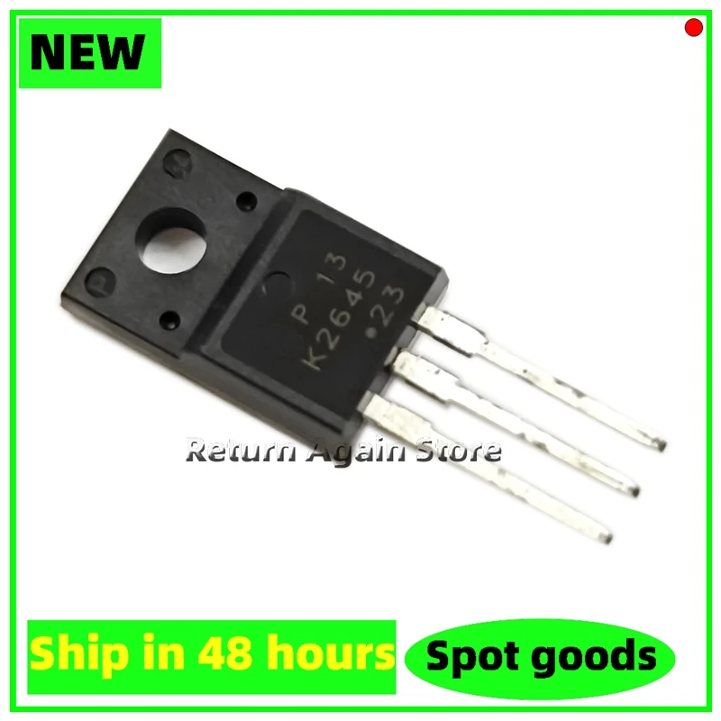 10PCS/LOT 2SK2645 K2645 mosfet TO220F-3 New