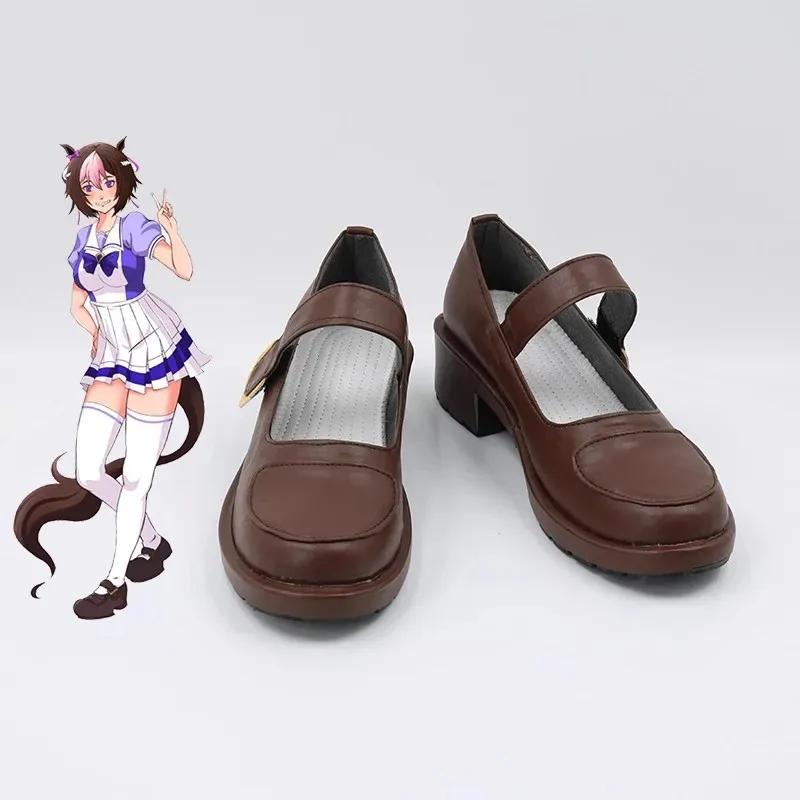 2025Uma musume جميلة ديربي الصمت سوزوكا أسبوع خاص تأثيري أحذية الأحذية لعبة أنيمي هالوين زي حفلة الدعائم مخصص جنون