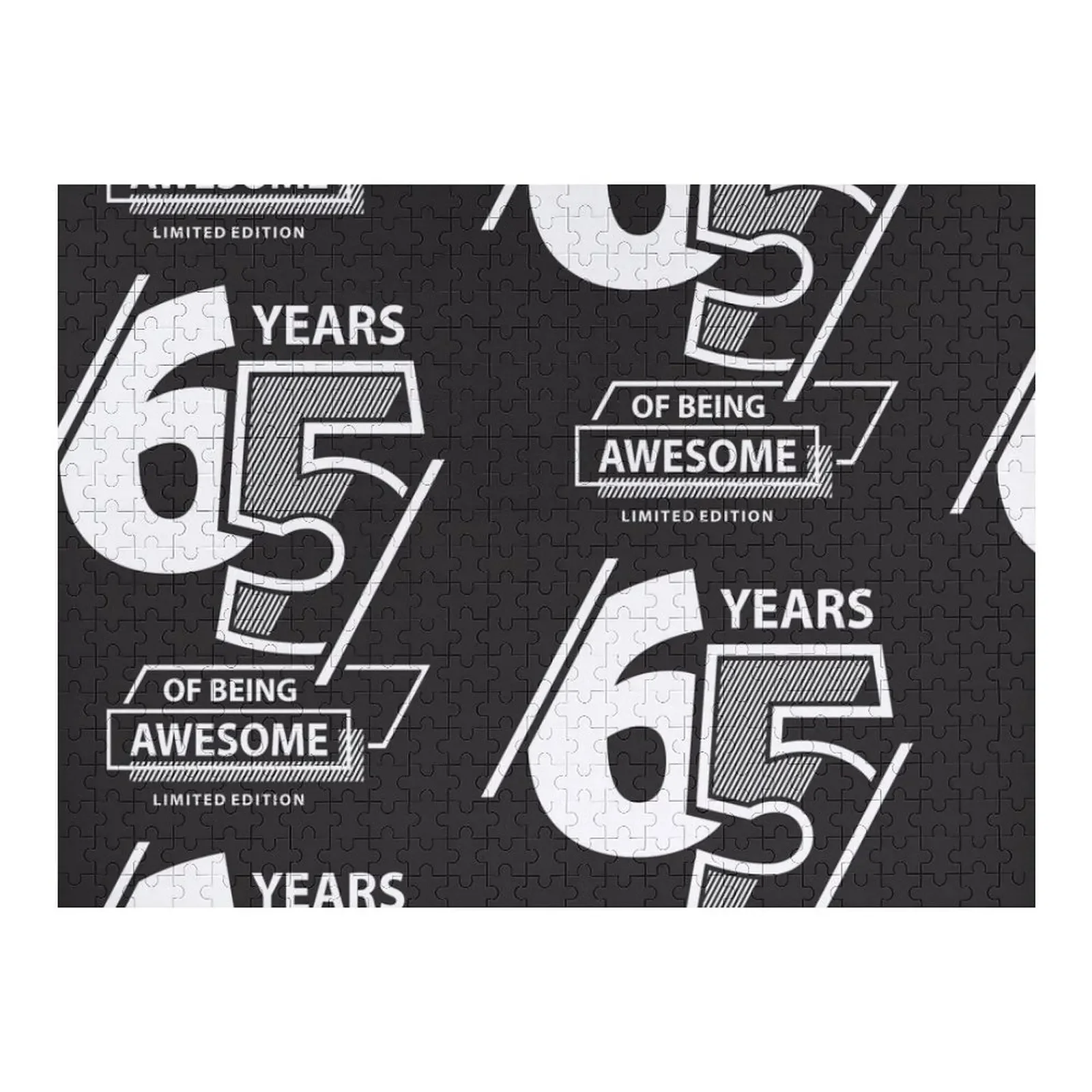 

65 лет быть потрясающим - головоломка на 65-й день рождения, игрушки с животными для детей, персонализированные детские подарки, головоломка