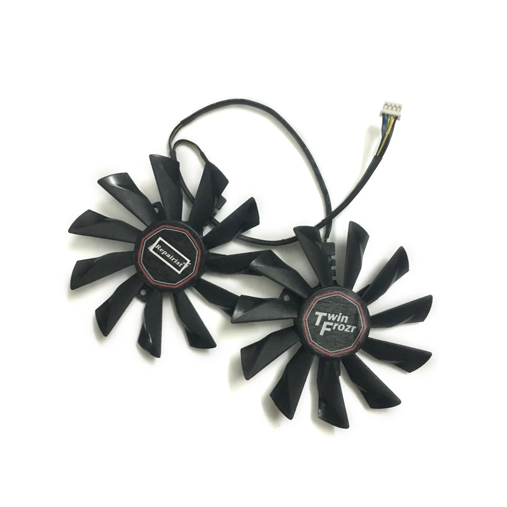 2PCS/Set,GPU VGA Cooler,PLD10010S12HH,Graphics Card Fan,For MSI GTX 770 2G Twin Frozr IV R9 290X 280X 270X 260X