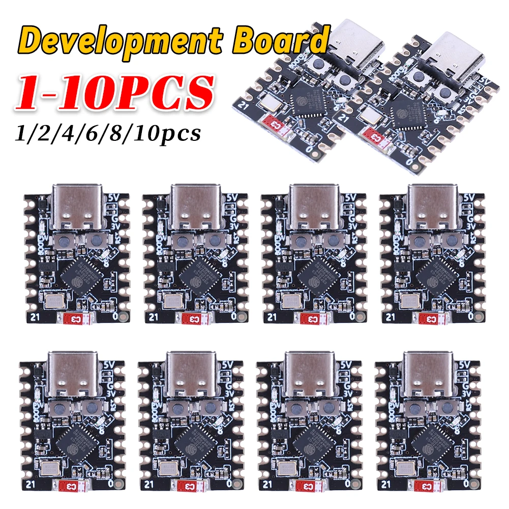 10-1PCS ESP32-C3 Development Board ESP32 C3 SuperMini WiFi Bluetooth-Compatible Board SuperMini Development Board for Arduino