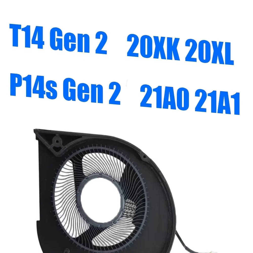 For Lenovo For ThinkPad T14 Gen 2 20XK 20XL P14s Gen 2 21A0 21A1 DC5V For Delta Manufacturers Laptop CPU Fan