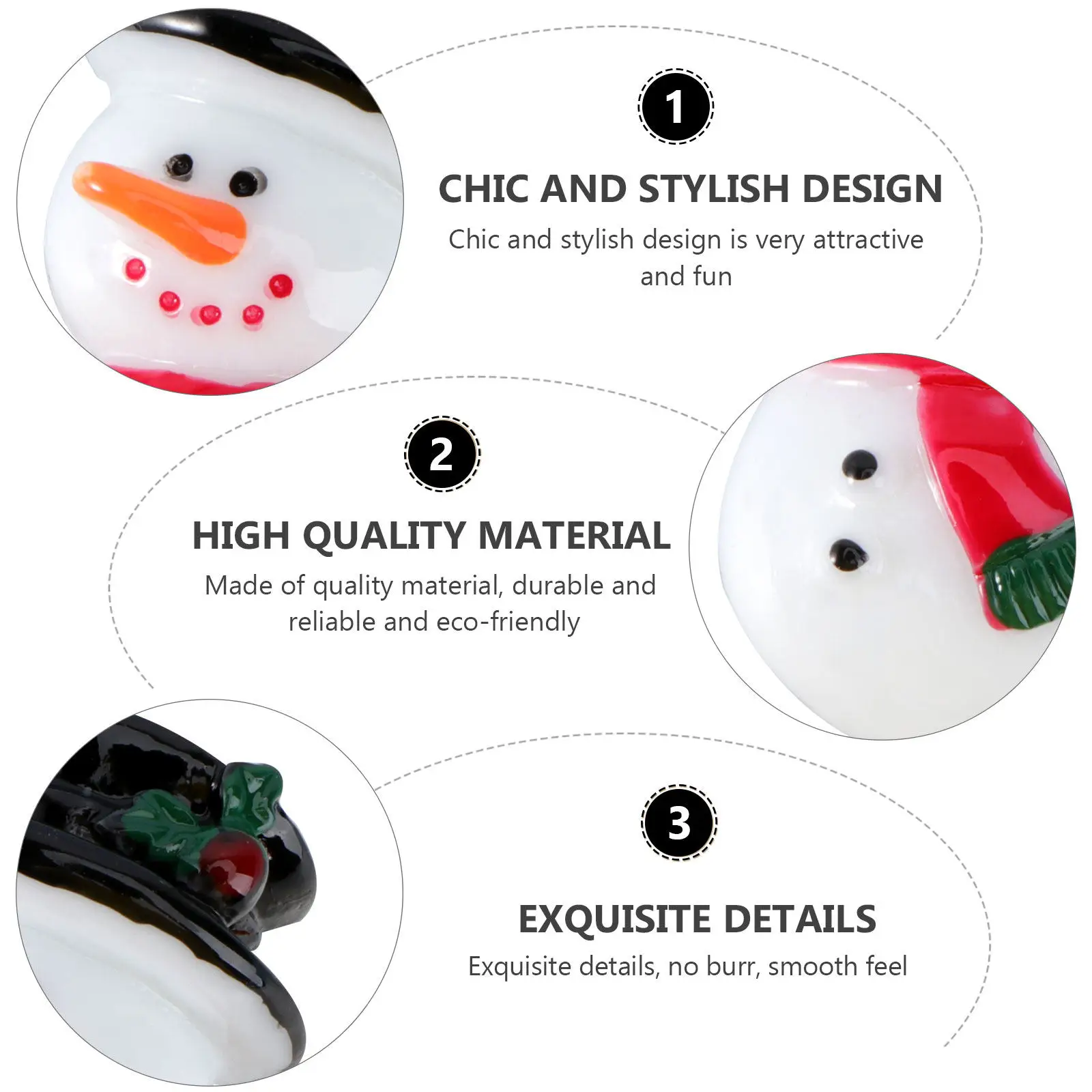 กระดุมเรซิ่นรูปตุ๊กตาหิมะ 20 ชิ้น สำหรับตกแต่งคริสต์มาส ทนทาน น้ำหนักเบา เหมาะสำหรับ DIY เคสมือถือ ตกแต่งเล็บ และงานประดิษฐ์อื่นๆ