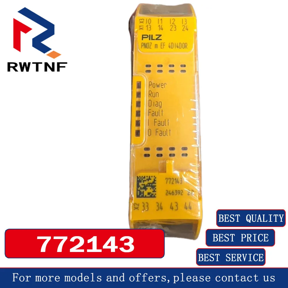 Brand New Genuine 772143 PILZ Safety relay safety switch,100% original warehouse stock