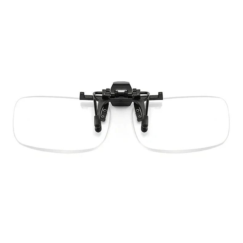 Flip Up Down Clip Lesebrille Ultraleicht mit Clip Anti-Blau-Lupe Randlose optische Linsen Presbyopie-Brille – Detail 14