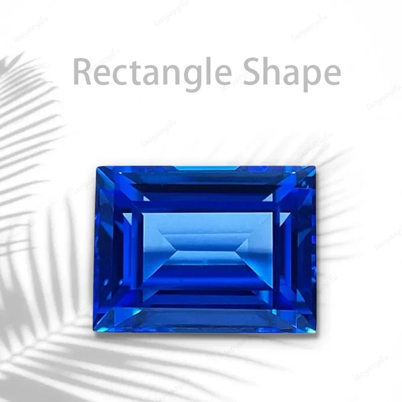TOPLab Grown Cobalt Spinel Oval Cut Top Quality Gemstones For DIY Jewel Pendant Making Selectable AGL Certificate