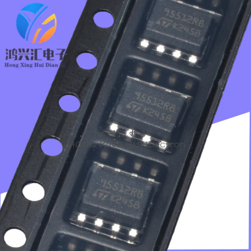Brand New/Original M95512-WMN6TP SOP-8 512Kbit SPI Bus EEPROM Chip with High-Speed Clock
