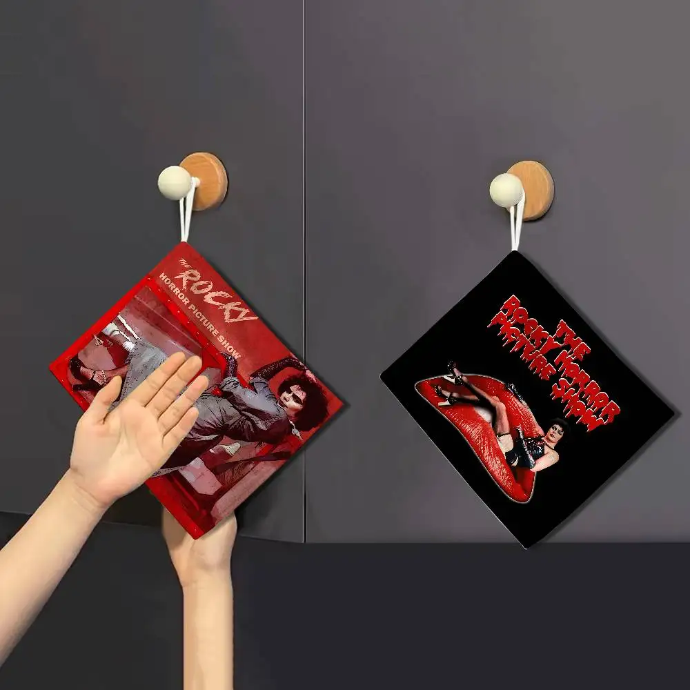 Cult Musical The Rocky Horror Picture Show Polyester Cotton Hand Wiping Towel, Anti-shrink Hanging Kitchen Cloth