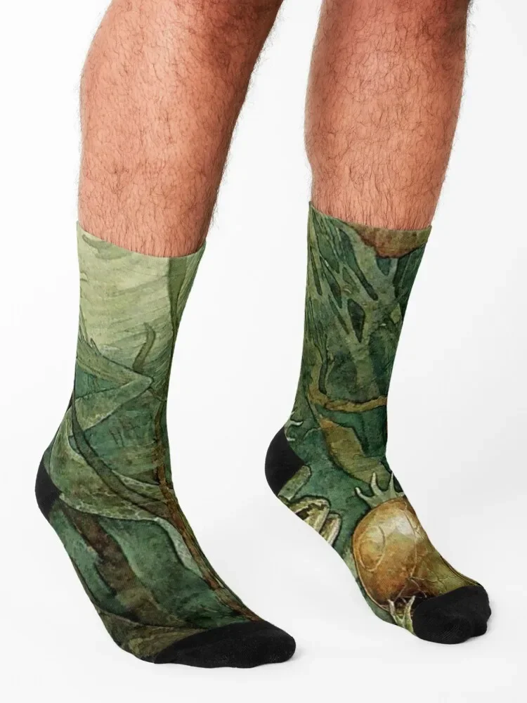 جوارب "The Frog Prince and the Golden Ball" من إدموند دولاك، هدايا مضحكة لطيفة، جوارب مضحكة للرجال والنساء #3