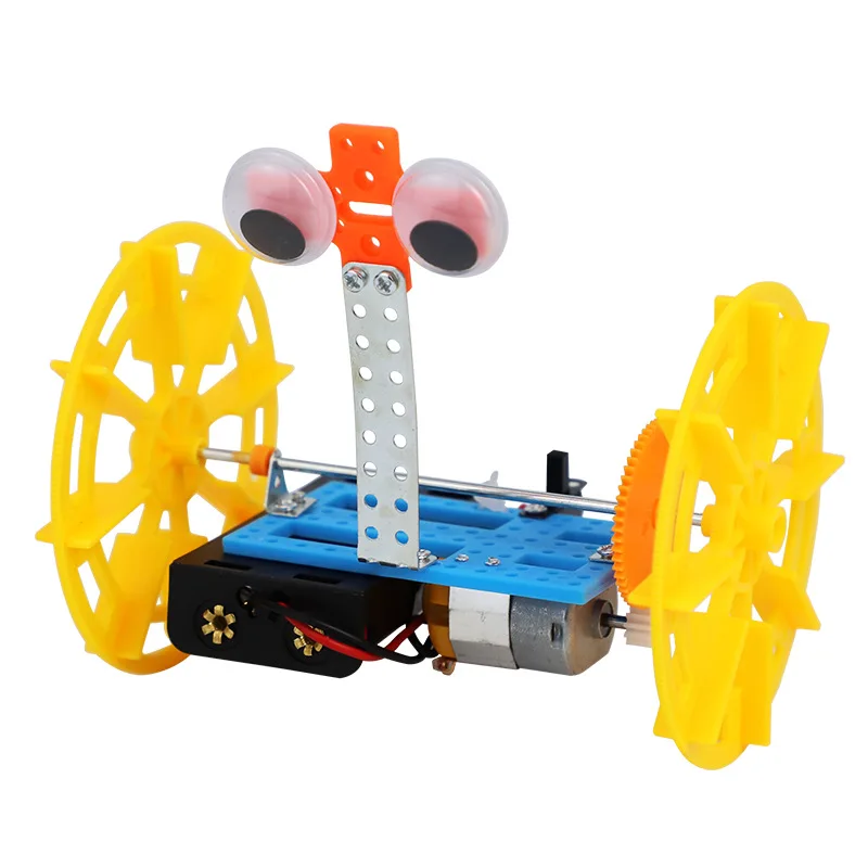 

DIY Two-wheeled Balance Car Model Kits Electric Robotics Educational Kits Science Toys for Children Assembling Model Toy G135