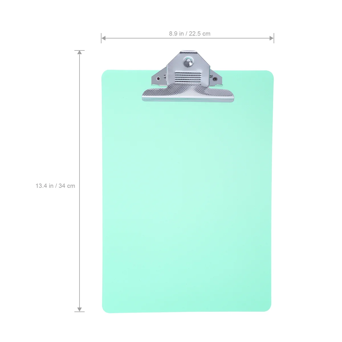 

6Pcs Plastic A4 Clipboards Lightweight Hardboard Clip Files Holders Smooth Rounded Edges Office School Memo Paper Boards