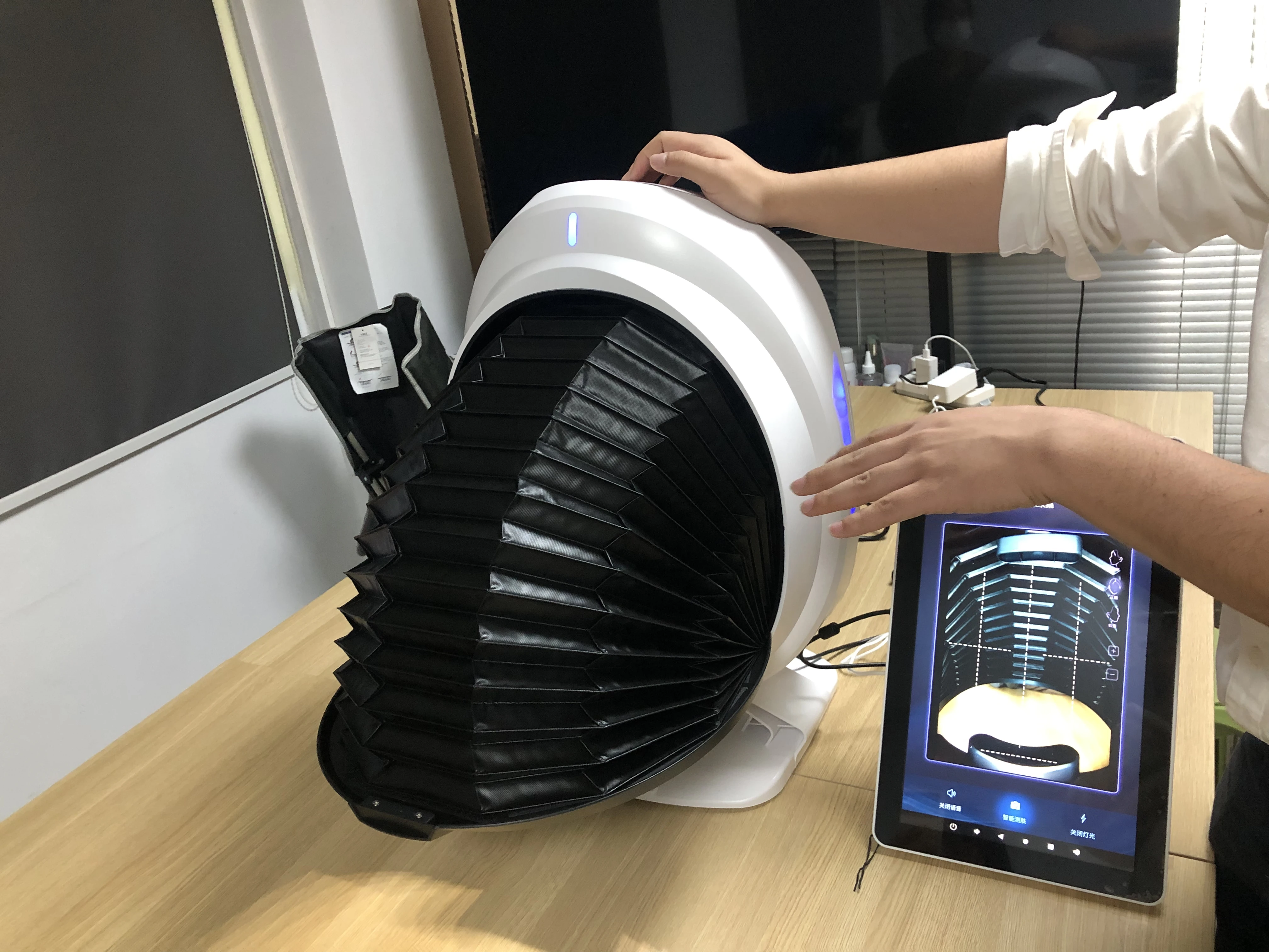 2024profession elle Gesichtshaut analyze gerät für 3D Ai Magic Mirror Hauts canner Falten analysator Farber kennung Gesichts analysator