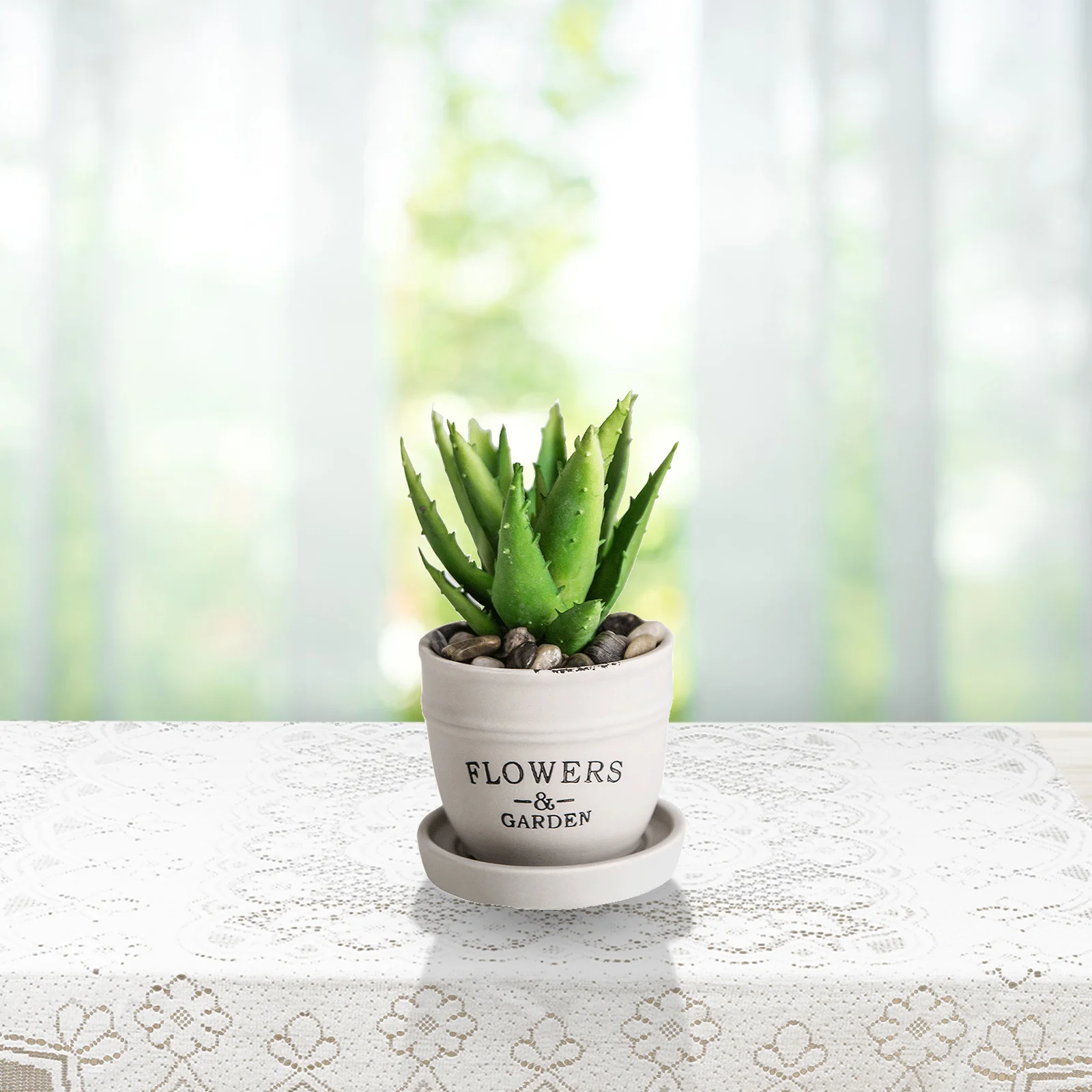 

1Pcs Elegant Hollow Polyester Tablecloth Flower Pattern Home Dinner Restaurant Washable Decorative Table Cover