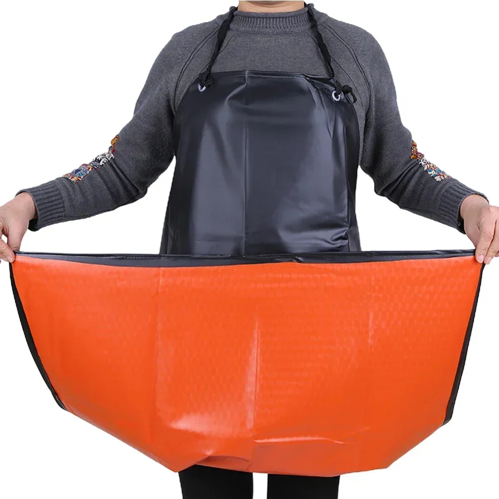 Oil-proof Apron Welding Apron Parts Welding Supplies White Composite Labor Protection Leather Welding Apron PU Sleeveless Apron