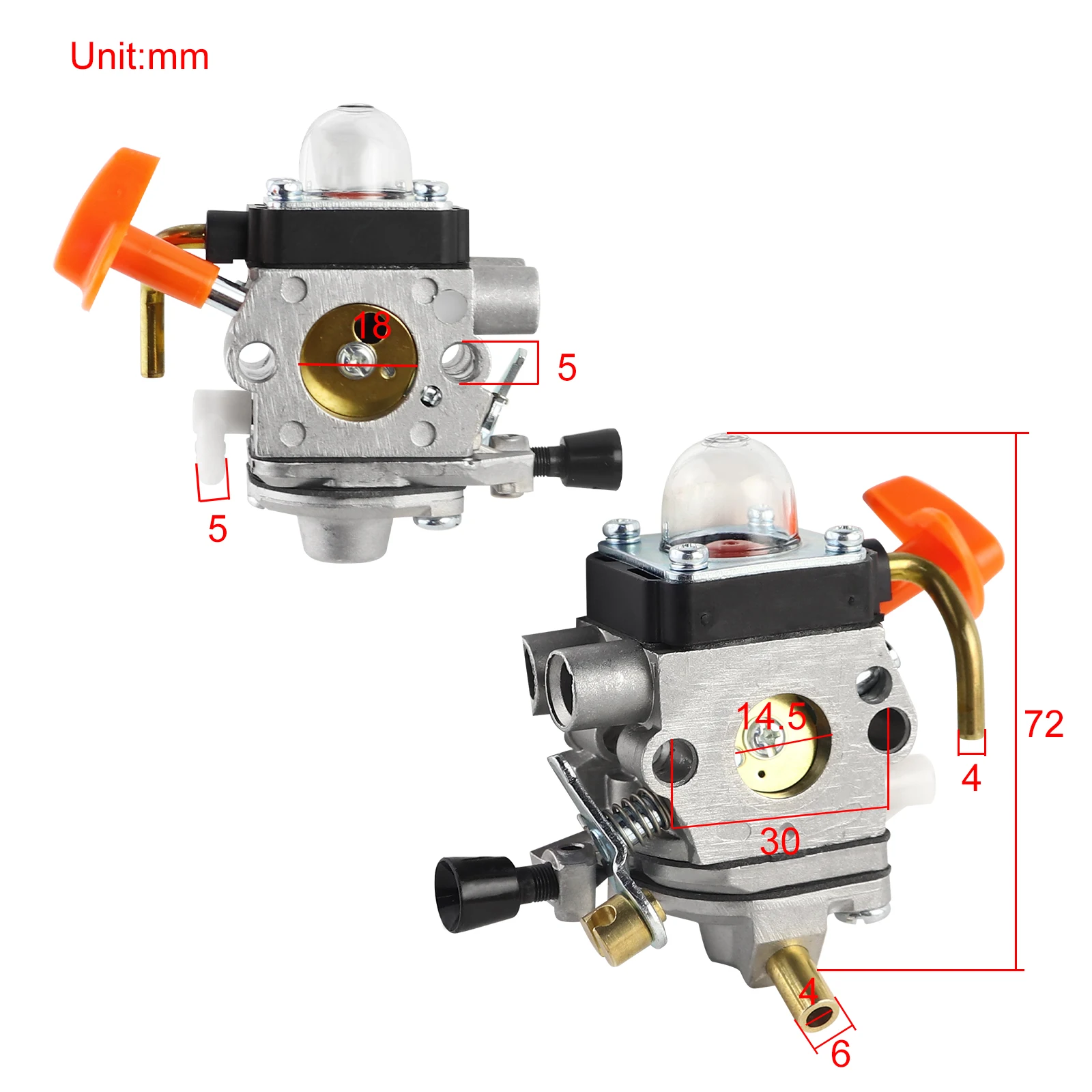 Carburetor for Stihl FS90 FS90R FS110 FS110R FS90 KM110R KM90R FS130R KM130 HT101 FS130 HT131 HL100 FS100 HT100 FS87 HL90 Trimme