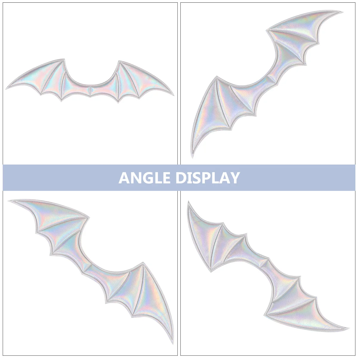 5 pezzi creativi ali di pipistrello accessori per capelli fai da te per scarpe per capelli vestiti decorativi forniture per costumi di Halloween idee regalo