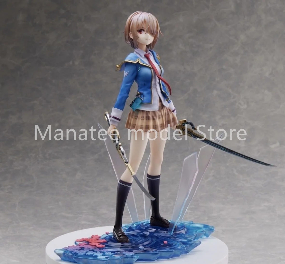 ชุดสะสมของเล่นอะนิเมะ1/7 PVC สีแดงลาย Ruka Kayamori 1/One Slash แบบดั้งเดิม