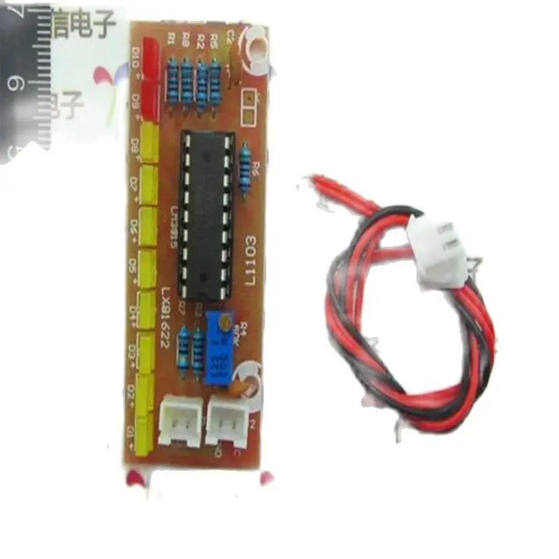 5PCS Electronic Audio Level Indicator Kit 10 Segments Module Fun DIY Project for Electronics Enthusiasts