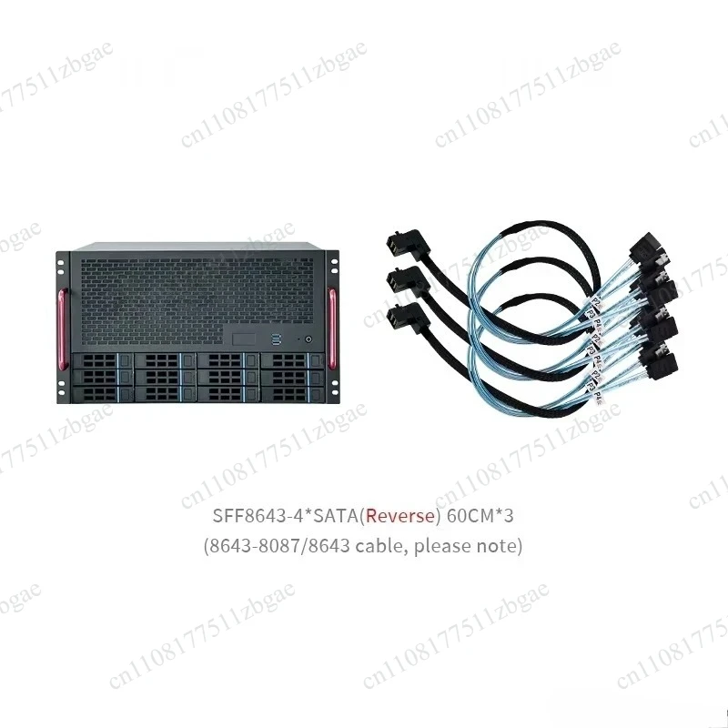 12-Drive Bay Compatible All-in-One Server Housing Network Storage Server Cabinet ATX Motherboard