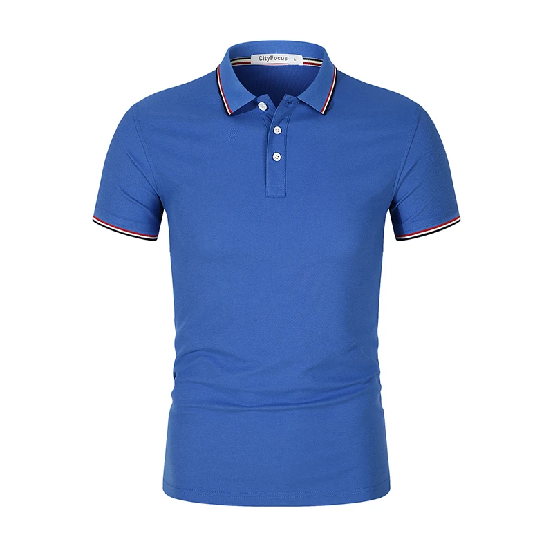 Men's Women's POLO Short Sleeved Simple Striped Shirt Solid Color Short Sleeved Shirt Top Team Clothing Custom Printing LOGO