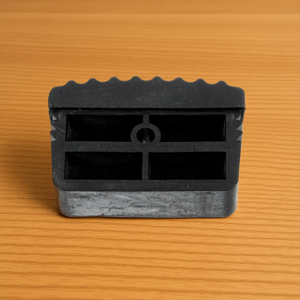 2 قطعة قدم سلم أغطية مطاطية منصات القدم عدم الانزلاق سلم سميك حماة القدم الحد من الضوضاء حماية الأرض