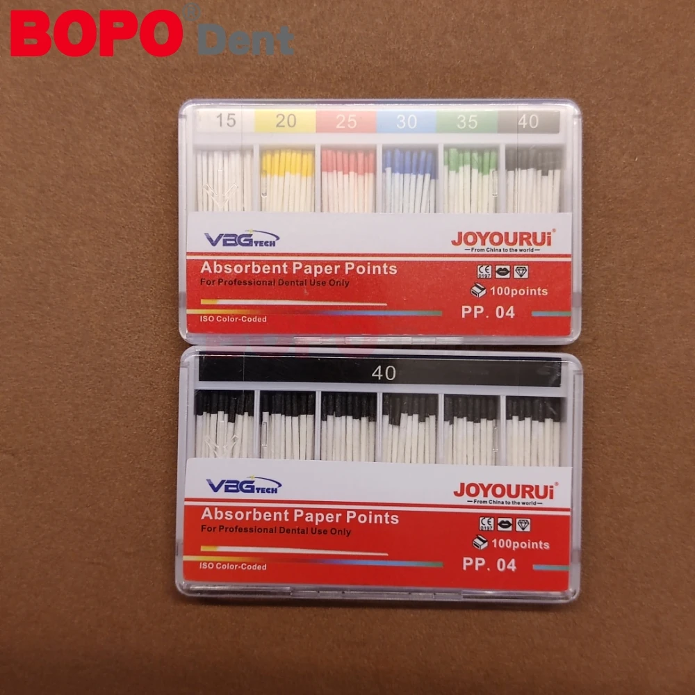 Dental Absorbent Paper Points F1 F2 F3 F4 F5 Dental Materials Strong Absorption Pure Cotton Fiber paper Guttahanger dente tools