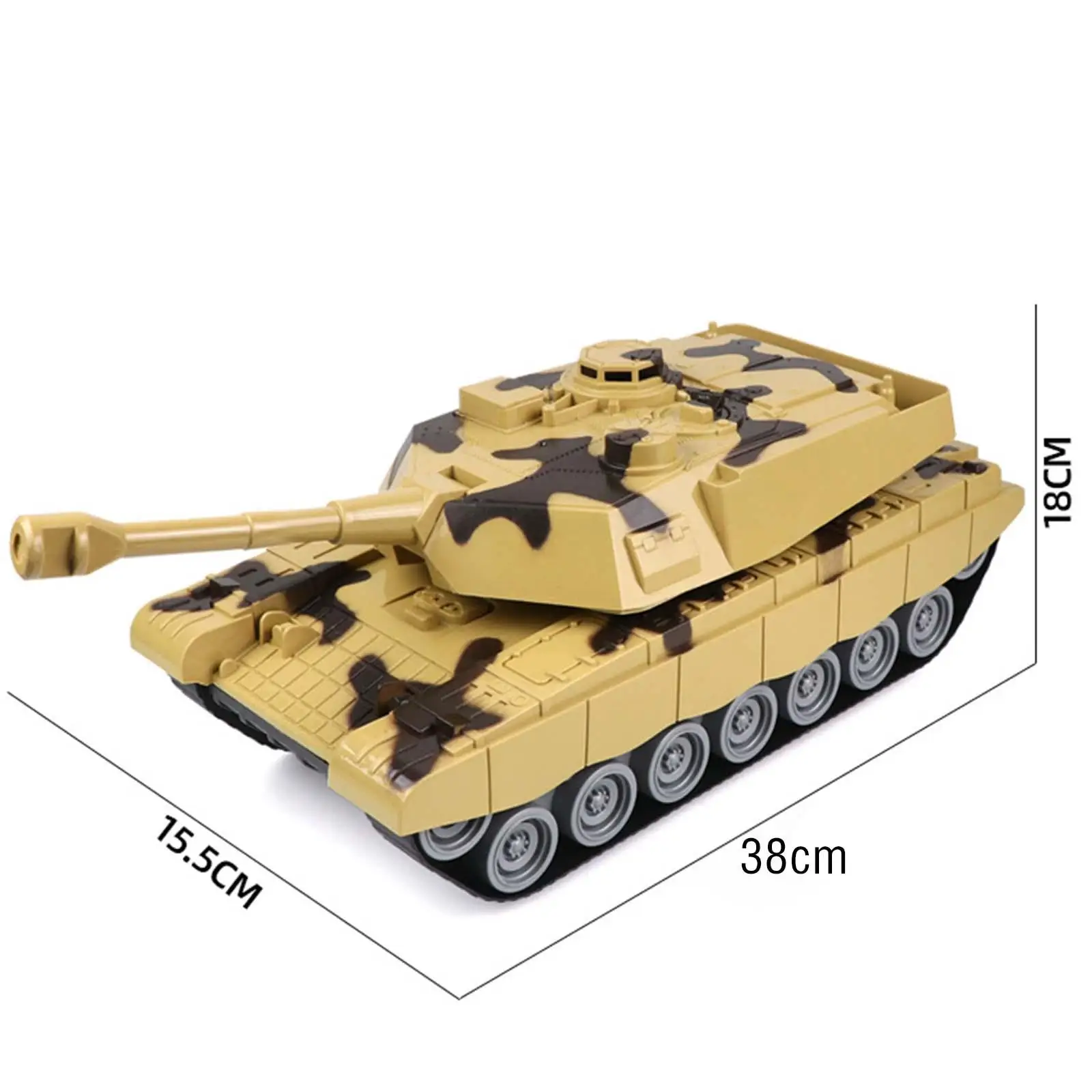 Inertia Tank Toy Simulation Tanks Toy Realistic Educational Home Decoration Tank Vehicle Rotatable Turret for Imagination