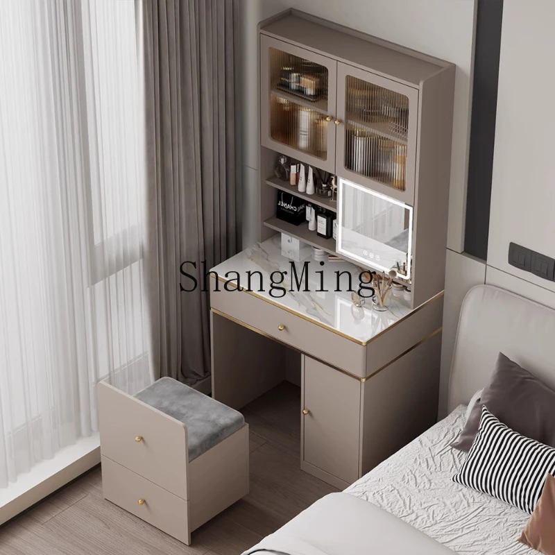 

WYX dresser, makeup table, storage with makeup mirror, bedroom storage integrated