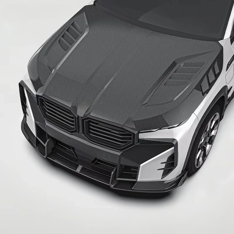 Paktechz Dry Carbon Fiber Body Kit Engine Hood Bonnet for BMW XM G09