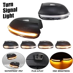 LED Flashing Dynamic Turn Signal Mirrors Lamp Car Tuning Indicator Light For VW Passat CC B7 Beetle Scirocco Jetta MK6 Euro PR