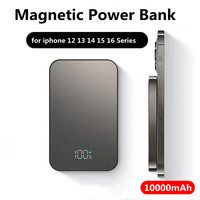 Magnetic Power Bank 10000mah Portable Charger For Samsung Xiaomi iPhone External Battery Mini Wireless Powerbank Spare Battery