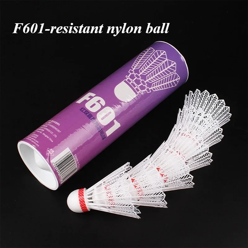 

DHS мячи для бадминтона портативные продукты для бадминтона для путешествий спортивные тренировки нейлоновый волан товары для улицы 6 шт./кор.