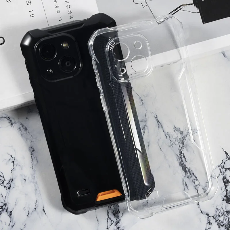 For Oukitel WP20 Pro Phone Case TPU Silicone Simple Protective Soft Shell Cover Black Transparent Cases For Oukitel WP 20 Pro