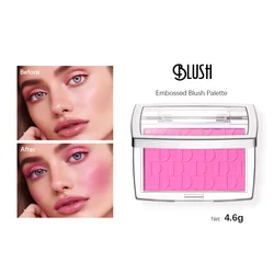 Blush Matte Natural Cheek Tint Brighten Face Waterproof Face Contouring Cosmetics Blush Powder Soft Female Makeup For Cheeks