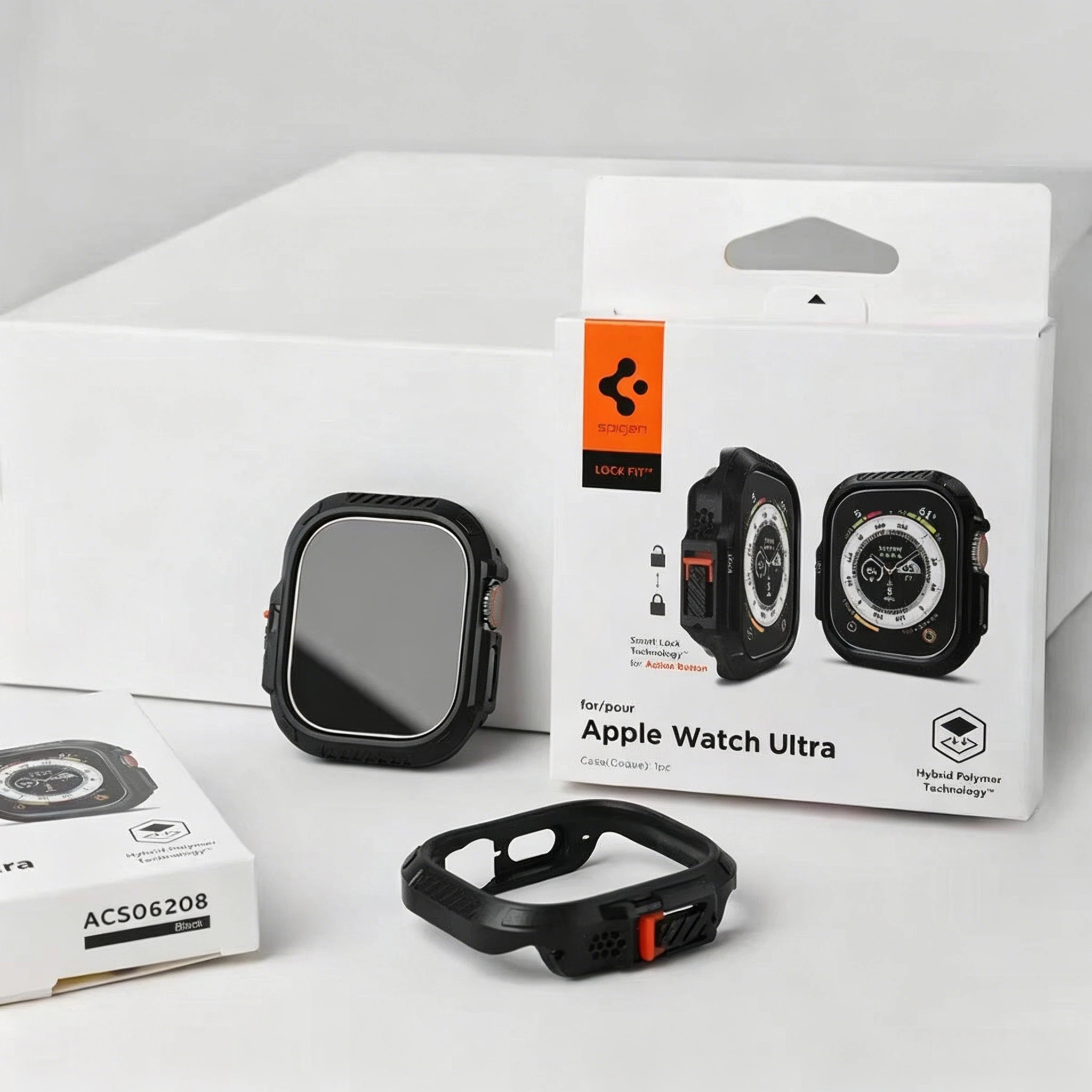 Spigen voor Ultra 8/7 Generatie 49Mm/44Mm/45Mm/40Mm Armor Lock Buckle Anti-accidentale aanraakhorlogekast