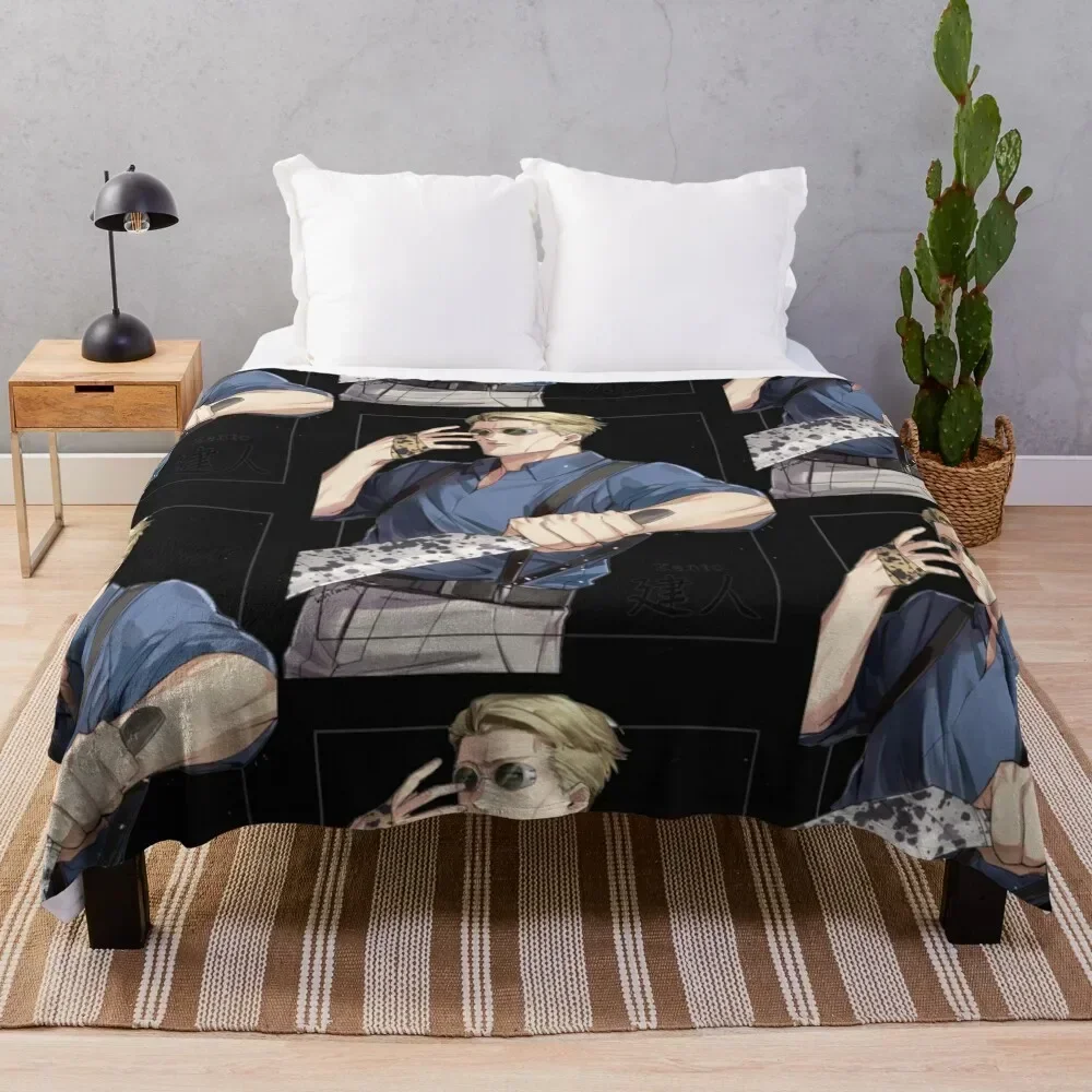 Nanami Kento Essential Throw Blanket Soft Warm Blanket Gift for Grandparents