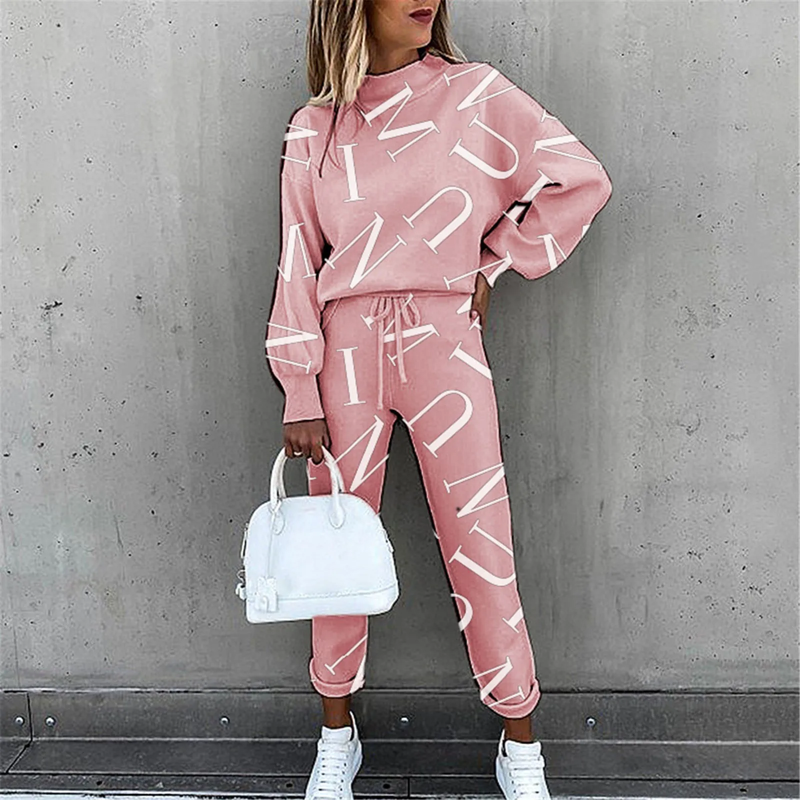 Summer Set Ultra-Thin Breathable Women'S Sportswear Pants Set Pajamas 2-Piece Set Printed Sportswear Pants Women'S Casual Wear