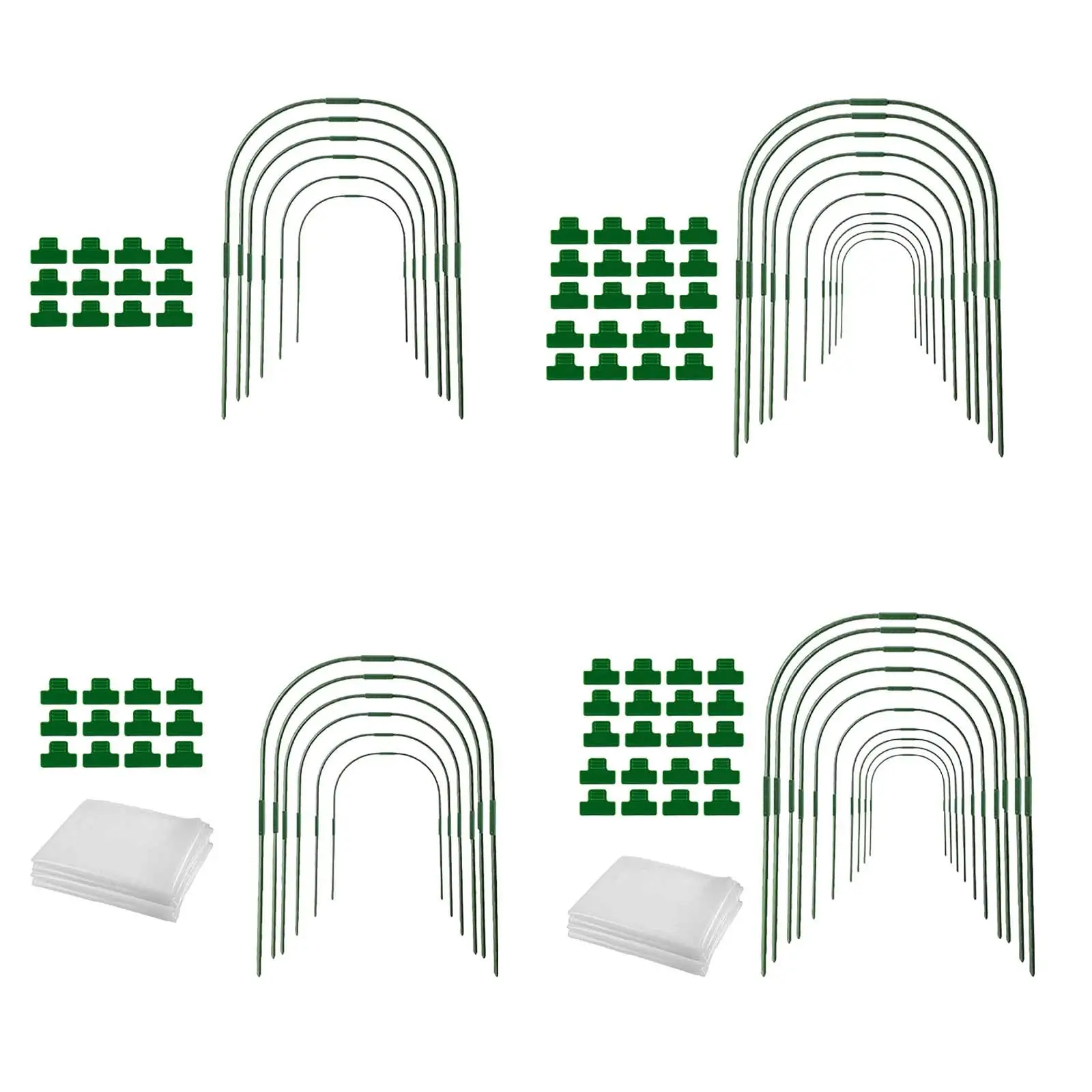 jfkji-c321 Planter Support Stakes Greenhouse Film Clamps Shading Net Rod Clip