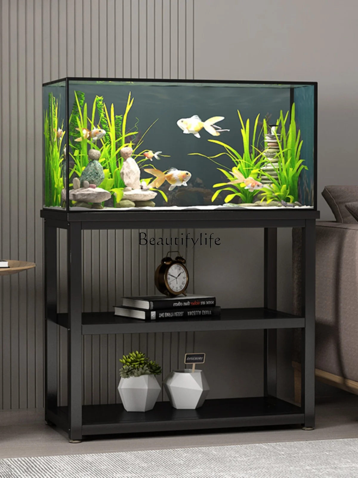 Base Metal Steel Frame Super Load-Bearing Multi-Layer Fish Tank Frame