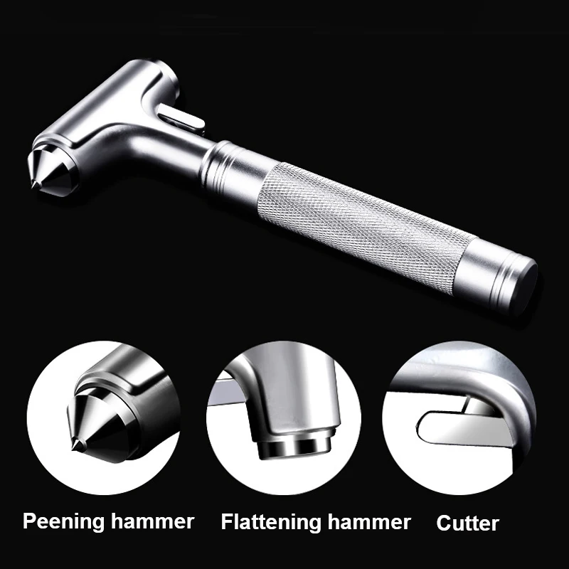 Car Safety Hammer Car Window Breaker Emergency Hammer with Seat Belt Cutter for Auto Rescue Escape Life Saver Hammer