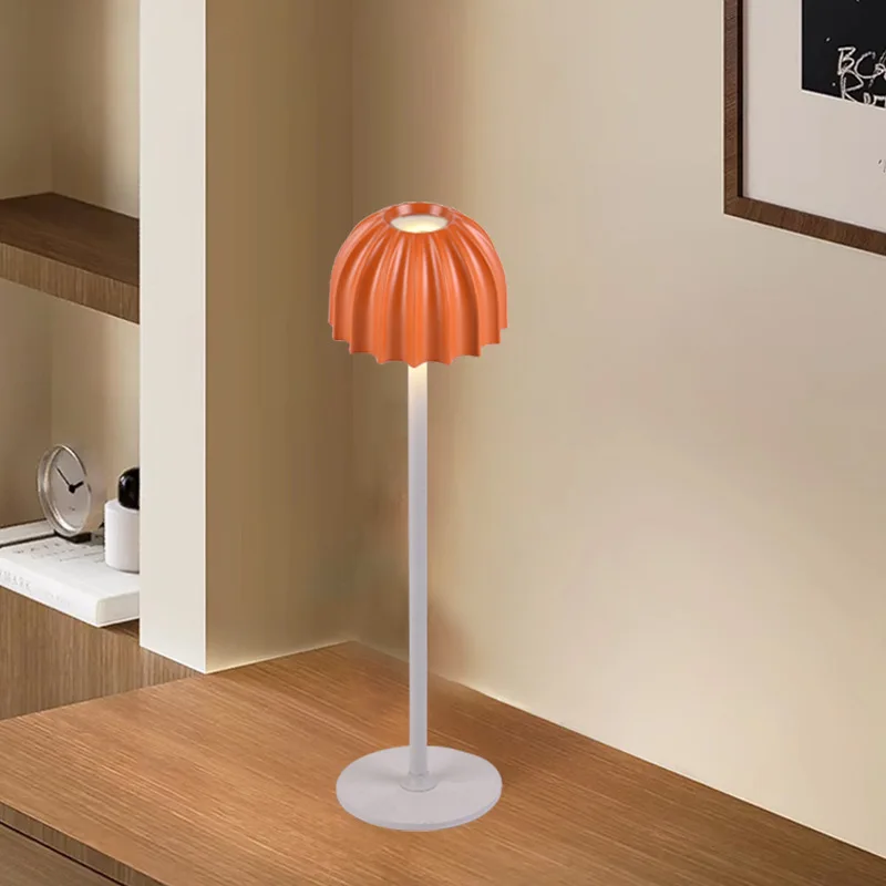 

Rechargeable Night Light Modern Mushroom Desk Lamp Decoration Restaurant Bar Bedroom Outside Atmosphere Touch Lighting Fixture