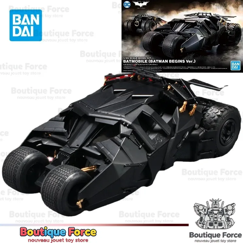 

Bandai Batman Begins BATMOBILE Action Figure 1/35 Scale Anime Collectible Toy with Detailed Design Display Stand for Fans and