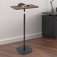 Standing Desk Adjustable Side Table Movable Computer Desk with 46-120 cm Laptop Stand  for Home Office