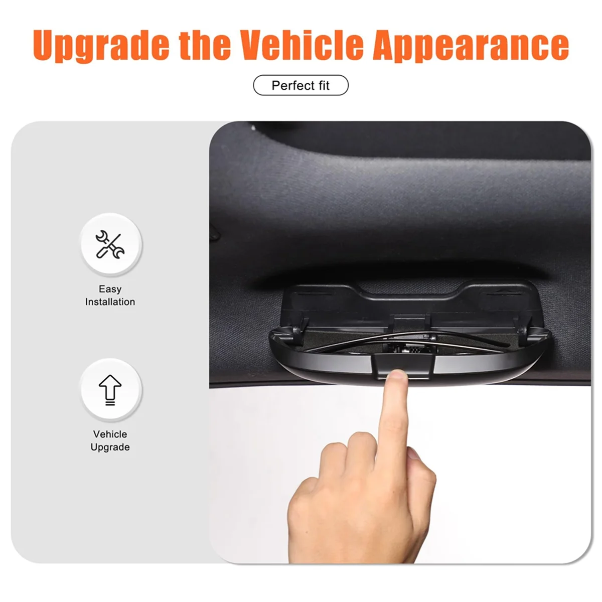 Sunglasses Holder Case Storage Box for Toyota Land Cruiser Prado 250 LC250 2024 Interior Accessories