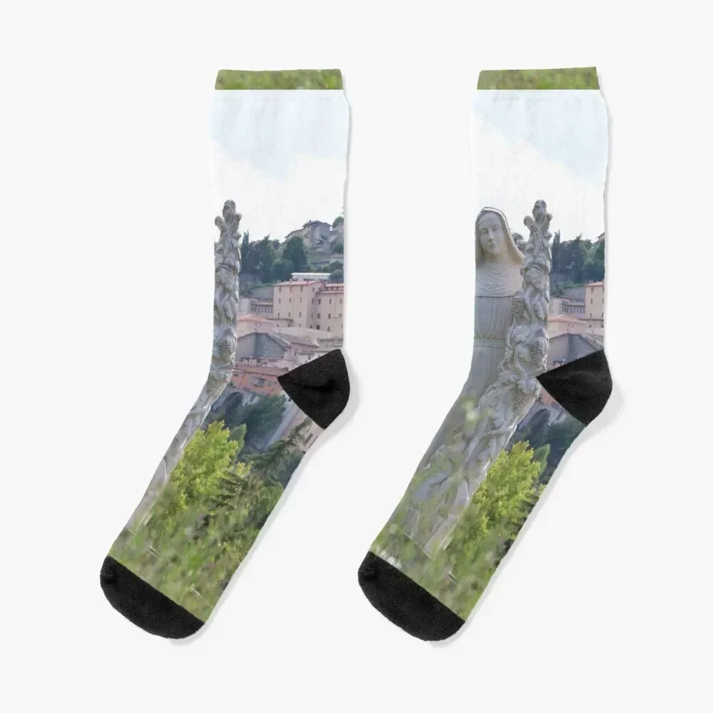 

Santa Rita da Cascia Socks sports stockings man floor new in's Socks Men's Women's