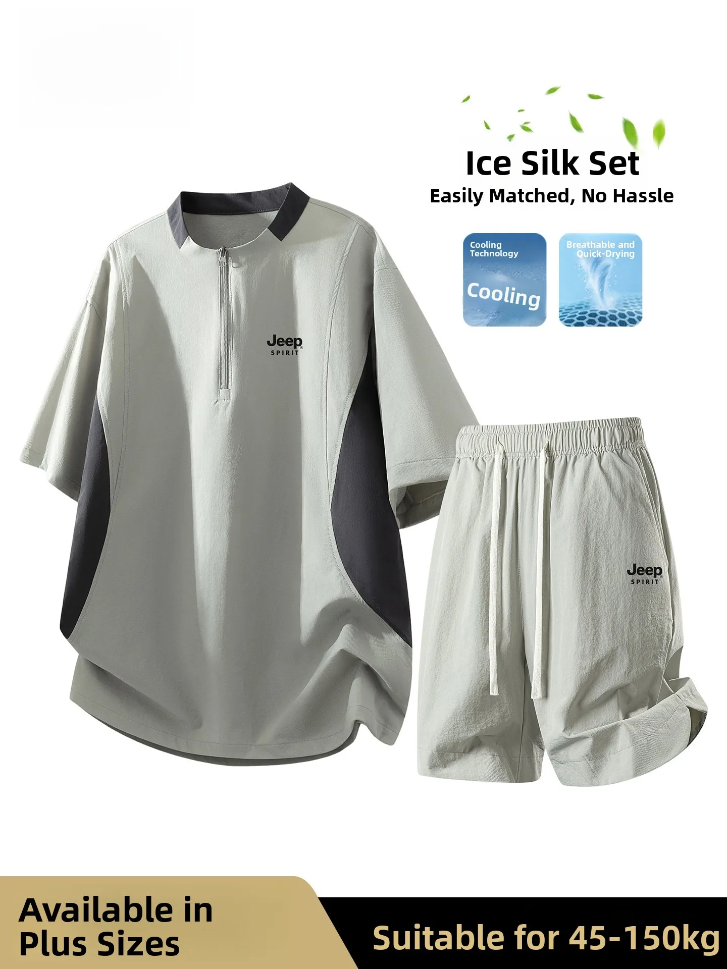 nouvel-ensemble-short-et-t-shirt-a-manches-courtes-en-soie-glacee-a-sechage-rapide-pour-homme-collection-ete-2026-fin-demi-zip-tenue-de-travail-deux-pieces-en-fibre-de-polyester