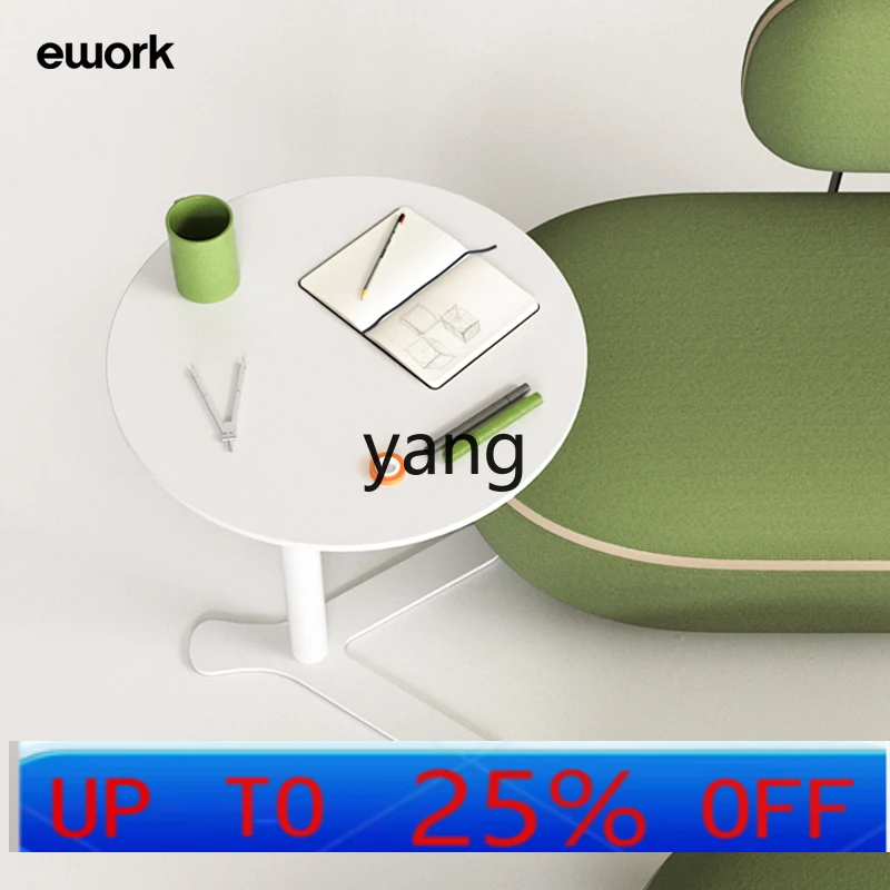LMM Office round Tea Table Large and Small Apartment Type Modern Minimalist Home Living Room Sofa Mini Coffee Table