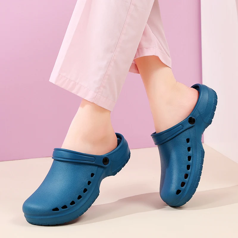 Unisex Medical Clogs Non-slip Breathable Surgical Work Shoes for Hospital Nurse Doctor Kitchen Garden EVA Sandals - view 3