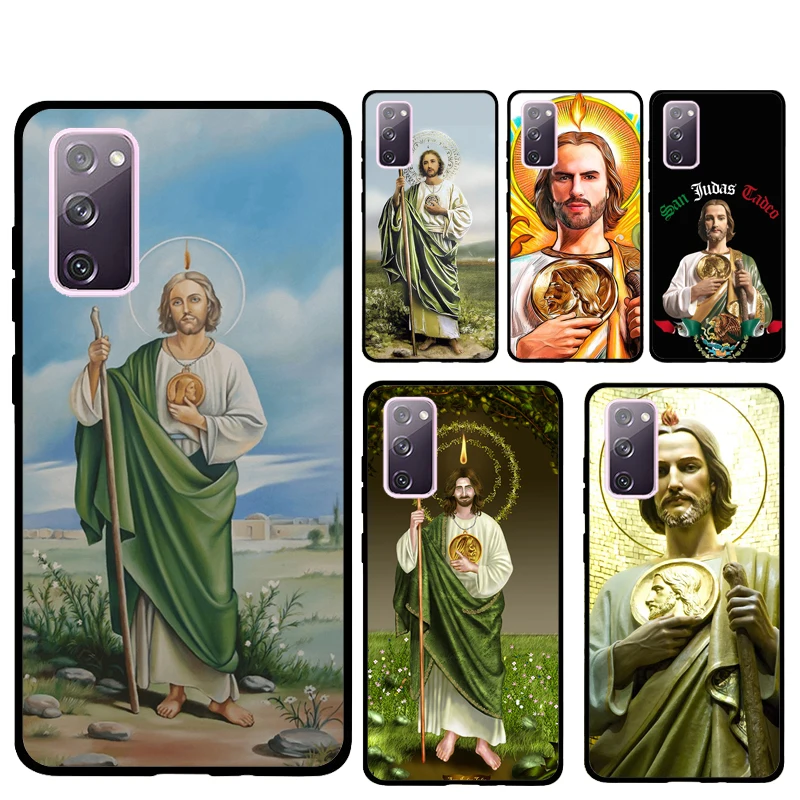 San Judas Tadeo Phone Case For Samsung Galaxy S23 S24 S25 Ultra S9 S10 S22 Plus S20 FE S21 FE Back Cover