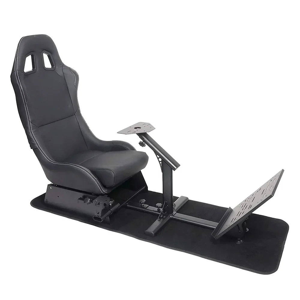 Manufacture OEM ODM Gaming Cockpit Chair Racing Simulator Cockpit Gaming Chair Compatible with Footrest All Consoles